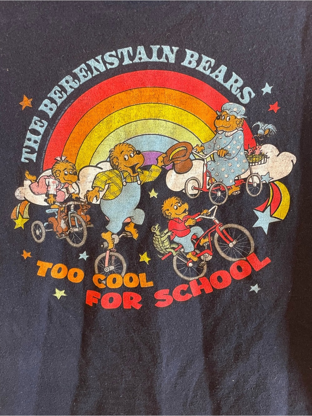 'Too Cool for School' Berenstain Bears Graphic Tee - Black